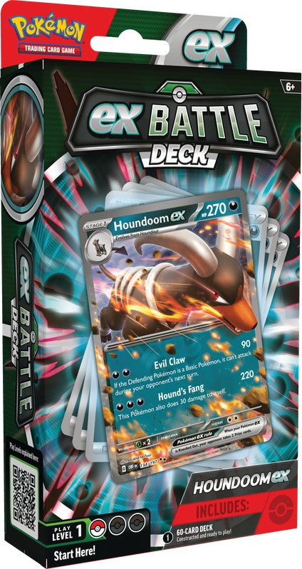 Pokemon TCG: Houndoom ex Battle Deck King's Table Games Pokemon TCG: Houndoom ex Battle Deck King's Table Games