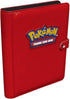 Ultra Pro Premium Red 4-Pocket Snap Binder for Pokémon