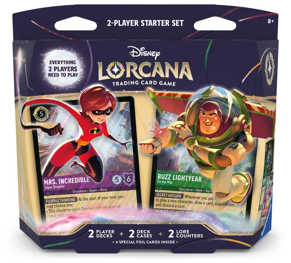 Lorcana TCG: 2-Player Deck Display - Elastigirl & Buzz Lightyear