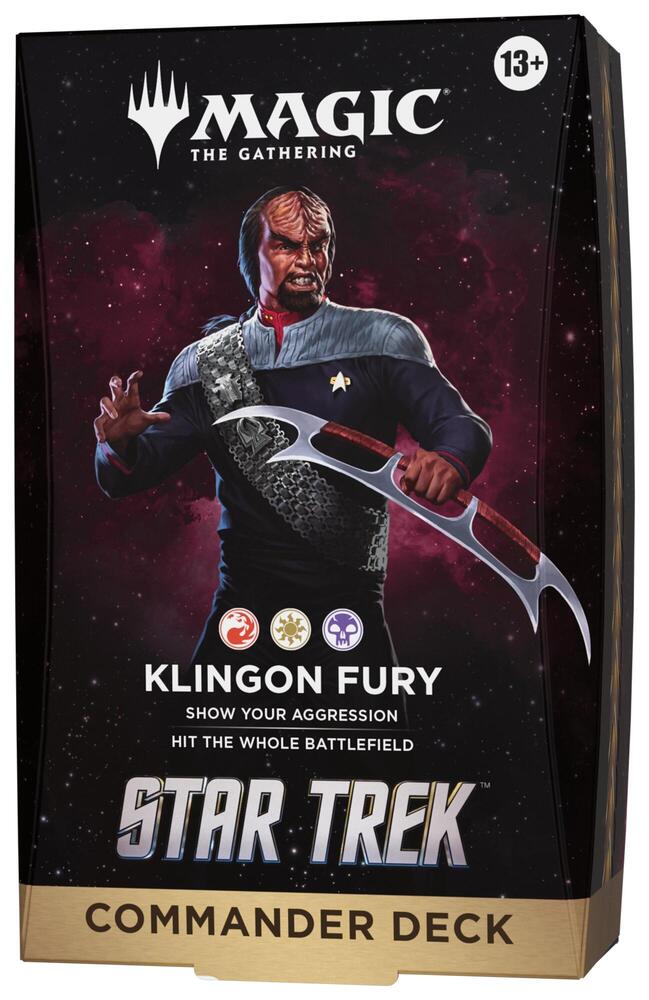 Star Trek Commander Deck - Klingon Fury - Commander: Star Trek (TRC) Release Date: 11/13/2026