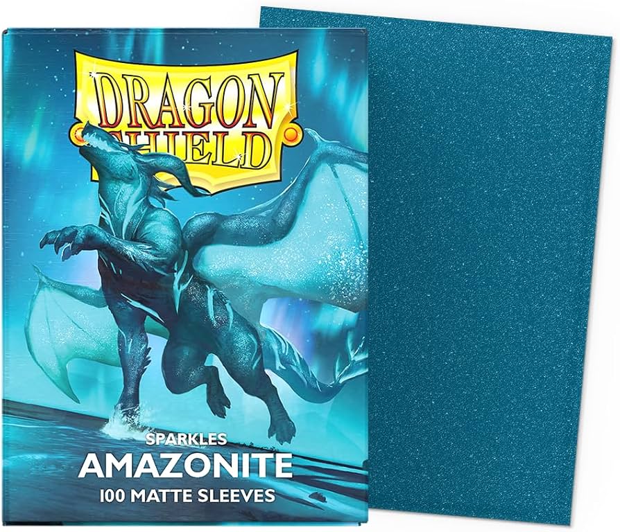 DRAGON SHIELD 100CT BOX AMAZONITE MATTE
