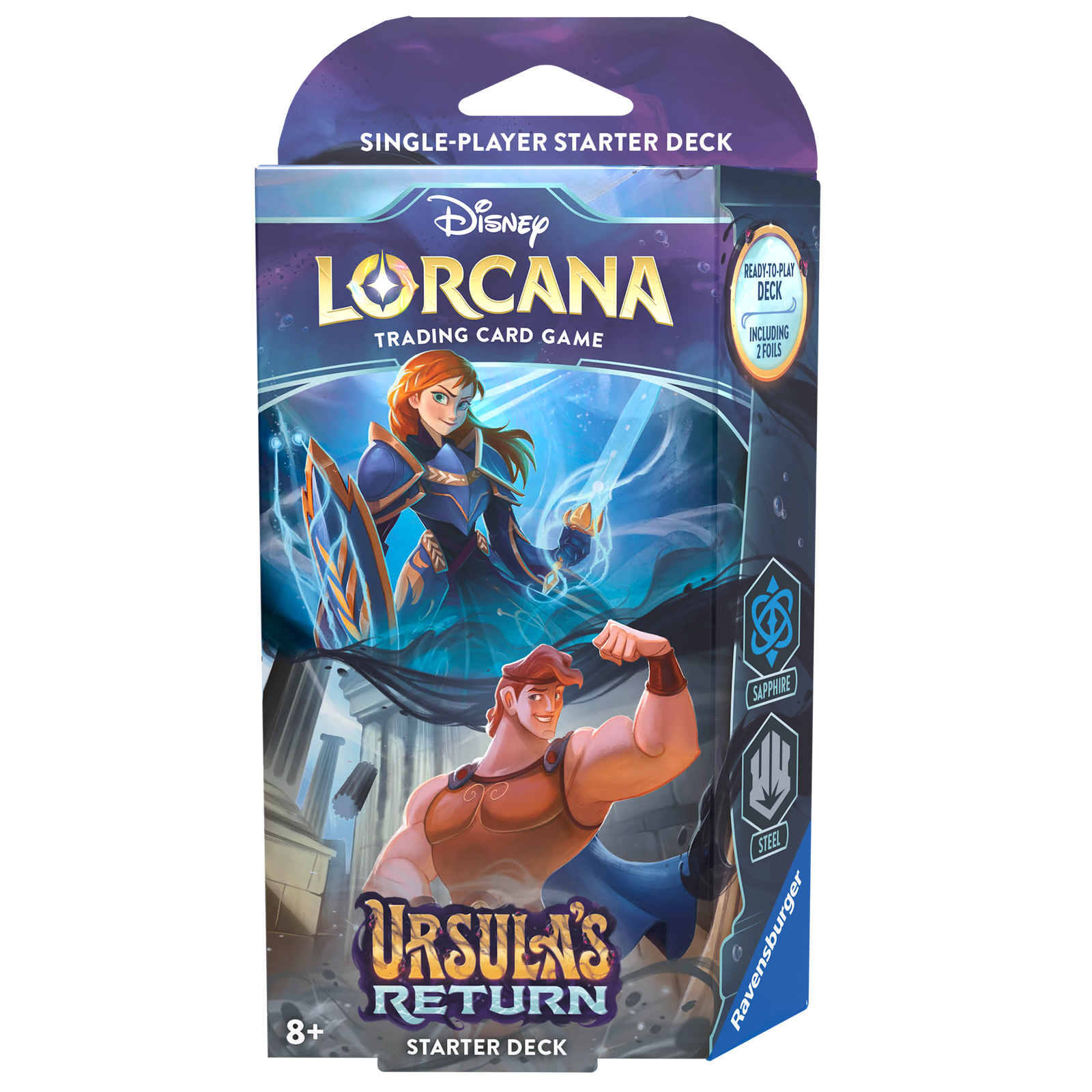Lorcana TCG: Ursula's Return Starter Deck - Sapphire/Steel