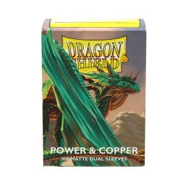 Dragon Sheild Power & Copper- Matte Dual Sleeves