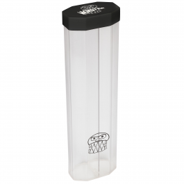 Monster Dual Play Mat Tube Clear With Black Cap
