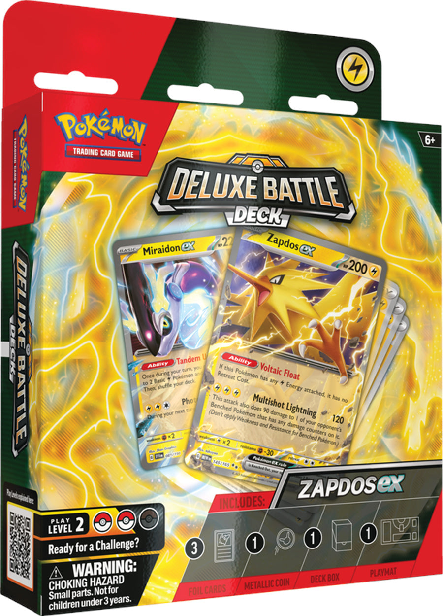 Pokemon Zapdos ex Deluxe Battle Deck