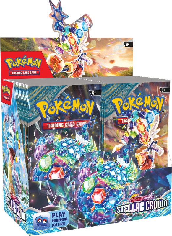 Pokemon Scarlet and Violet 7 Stellar Crown Booster Box