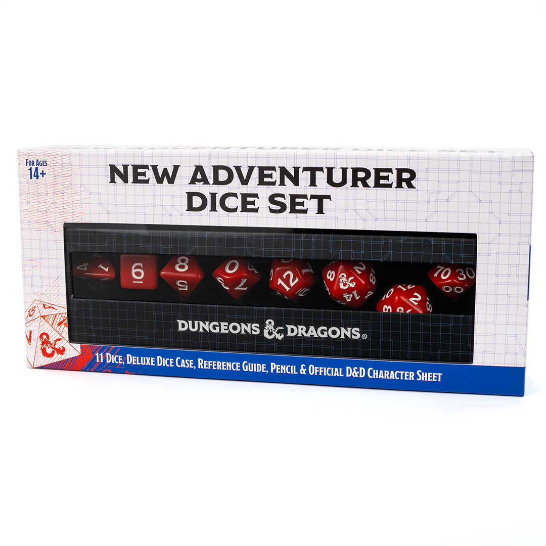 Sirius Dice: D&D New Adventurer Set - Red Dice