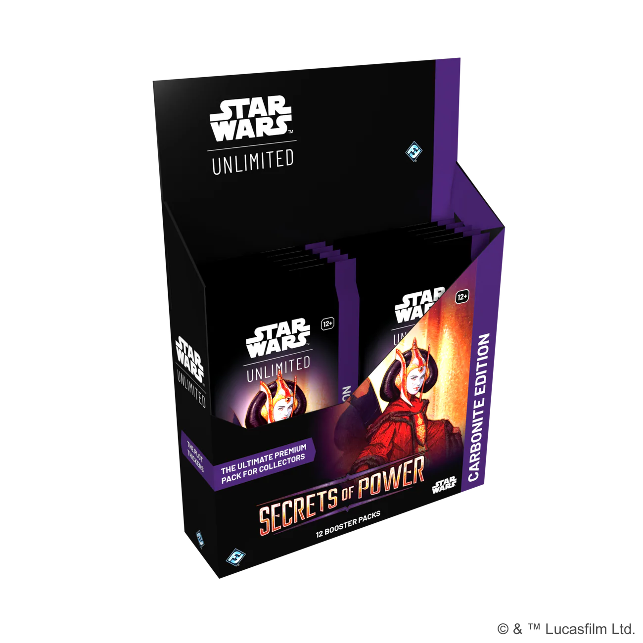 Star Wars: Unlimited - Secrets of Power: Carbonite Booster Display