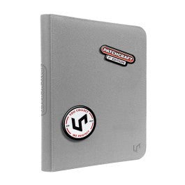 Ultra Pro Zippered PRO Binder 9-Pocket Patchcraft Gray
