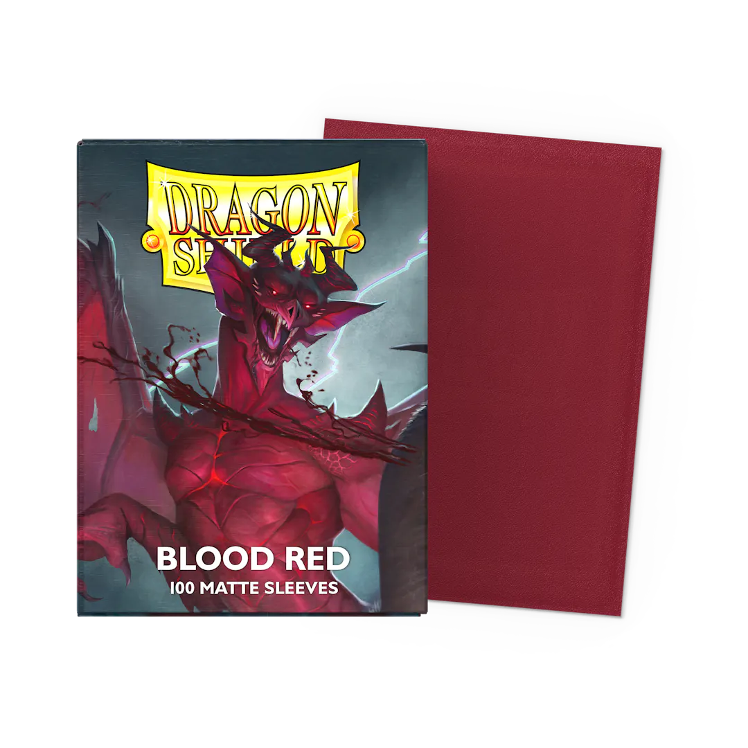 Dragon Shield Matte - Blood Red