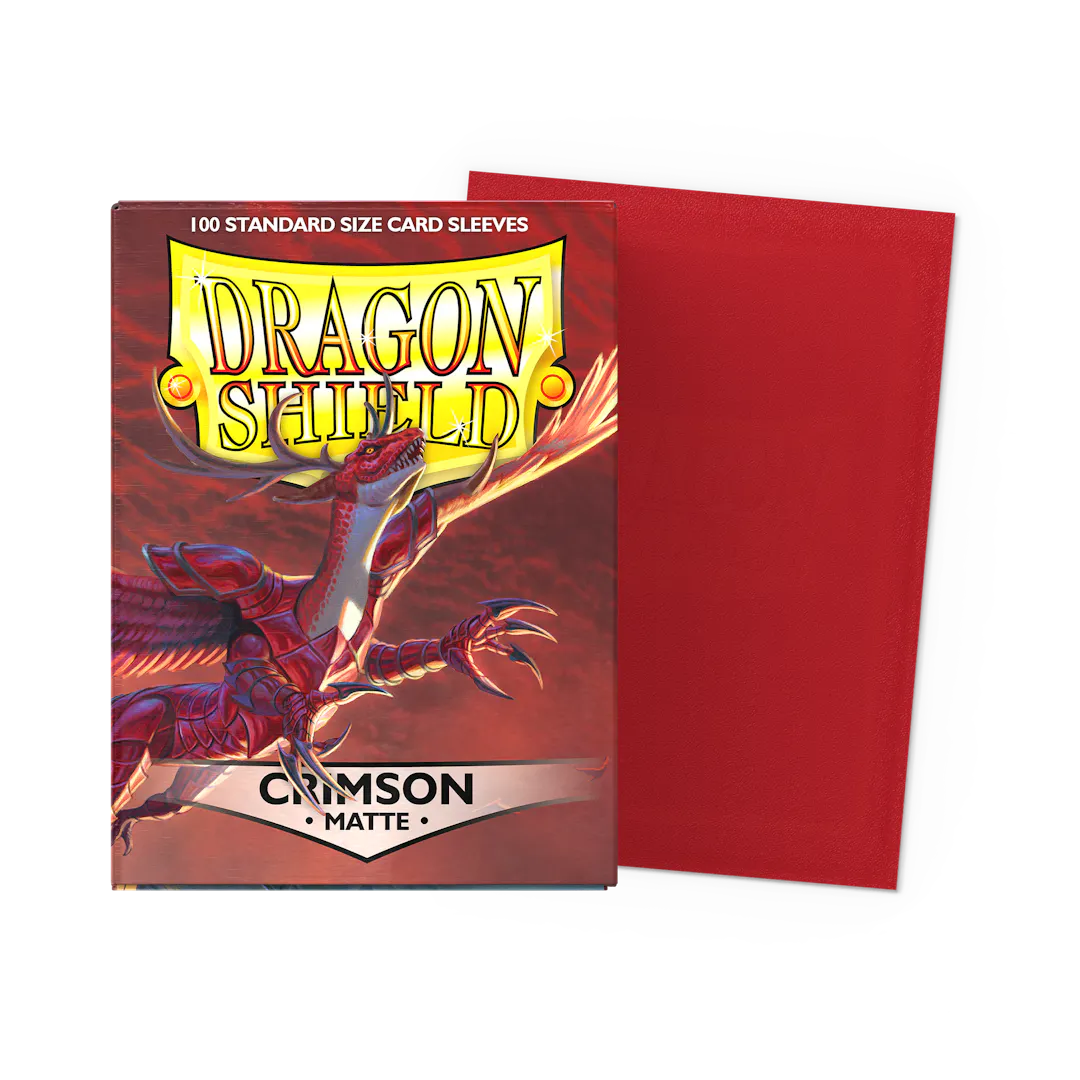 Dragon Shield Matte - Crimson