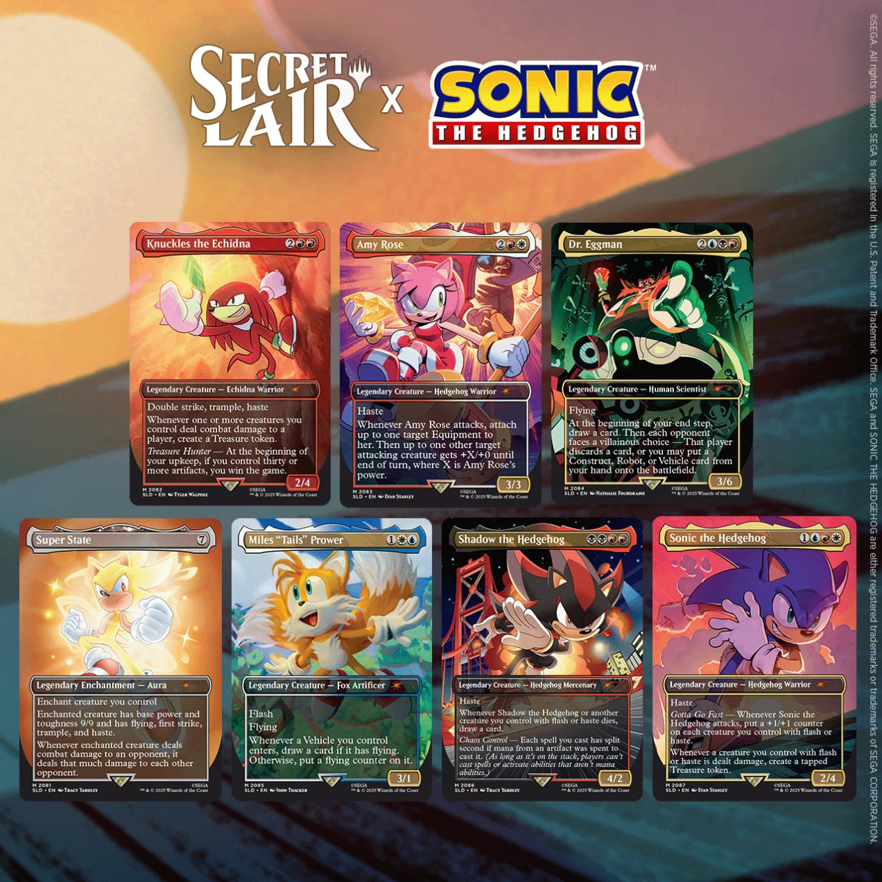 Magic: The Gathering - Secret Lair Sonic The Hedgehog Friends and Foes