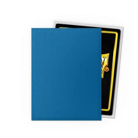 DRAGON SHIELD 100CT BOX DUAL MATTE COBALT SILVER