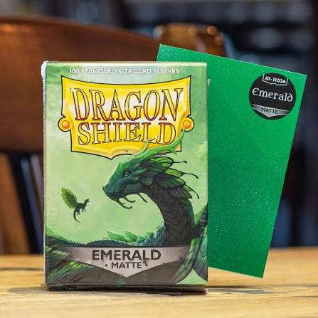 DRAGON SHIELD 100CT BOX MATTE EMERALD