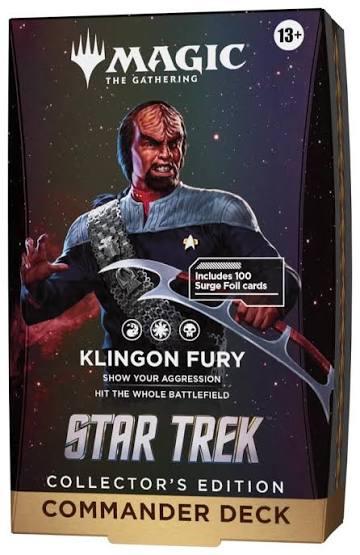 Star Trek Commander Deck - Klingon Fury (Collector's Edition) - Commander: Star Trek (TRC) Release Date: 11/13/2026