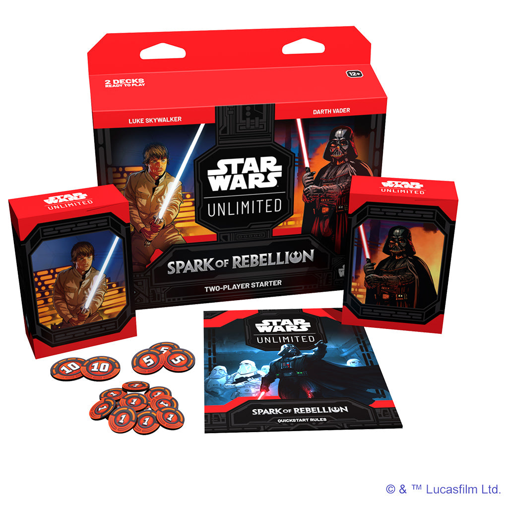 STAR WARS: UNLIMITED - SPARK OF REBELLION TWO-PLAYER STARTER